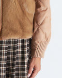 ADÈLE | Vicuña Knit and Mink Down Jacket