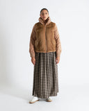 ADÈLE | Vicuña Knit and Mink Down Jacket