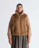 ADÈLE | Vicuña Knit and Mink Down Jacket