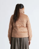 ADÈLE | Vicuña Knit and Mink Down Jacket