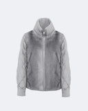 ADÈLE | Vicuña Knit and Mink Down Jacket