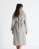 ALIDA | Long Coat Mink collar