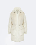 CRISTINA | Vicuña Long Down Jacket with Mink Inserts