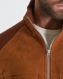 ETHAN | Suede and Knit Bomber