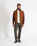 ETHAN | Suede and Knit Bomber