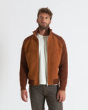 ETHAN | Suede and Knit Bomber