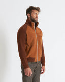 ETHAN | Suede and Knit Bomber