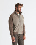 ETHAN | Suede and Knit Bomber