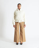 GAIA | Vicuña Down Jacket with Mink Collar