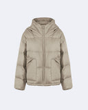 GRACE | Vicuña Puffer jacket with Hood