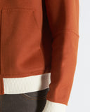 LAURENT | Wool and Cashmere Bomber with Contrasting Knit Details