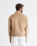 LOGAN | Wool and Cashmere Bomber with Knit Details