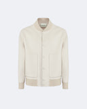 LOGAN | Wool and Cashmere Bomber with Knit Details