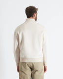 LOGAN | Wool and Cashmere Bomber with Knit Details