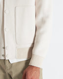 LOGAN | Wool and Cashmere Bomber with Knit Details